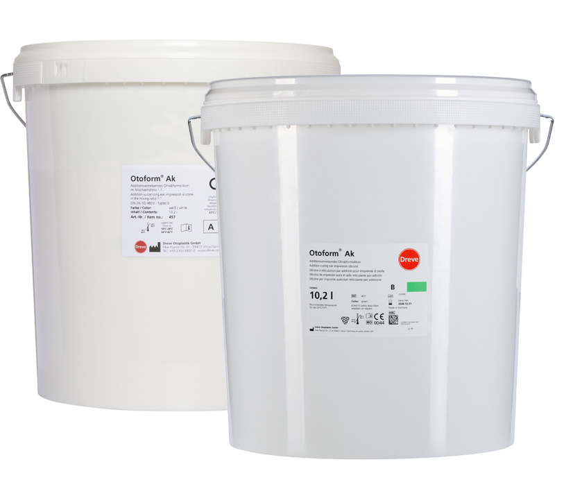 Materiales de Impresión con vulcanizado por adición OTOFORM-AK 2 X 10,2  Ltrs                                                                                                                                                                             